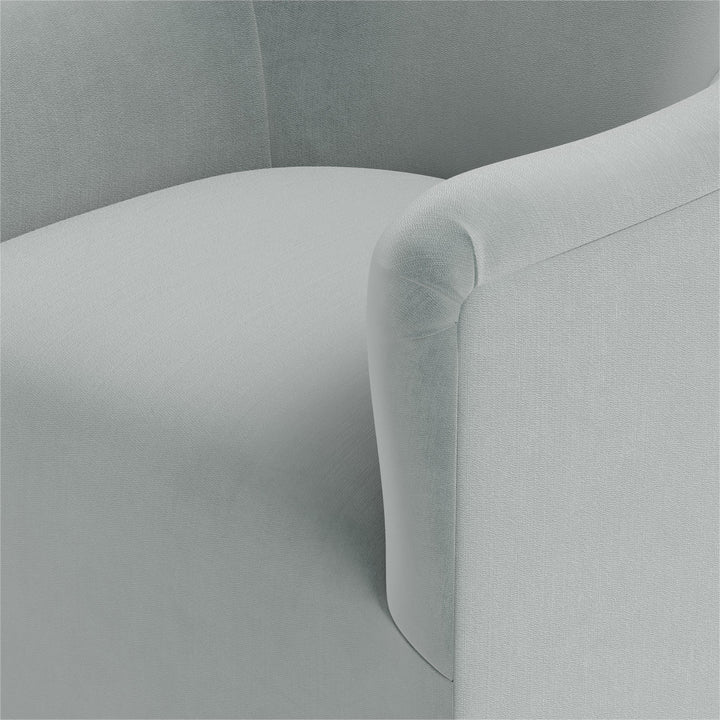 Priya Dining Chair Performance Velvet Lichen