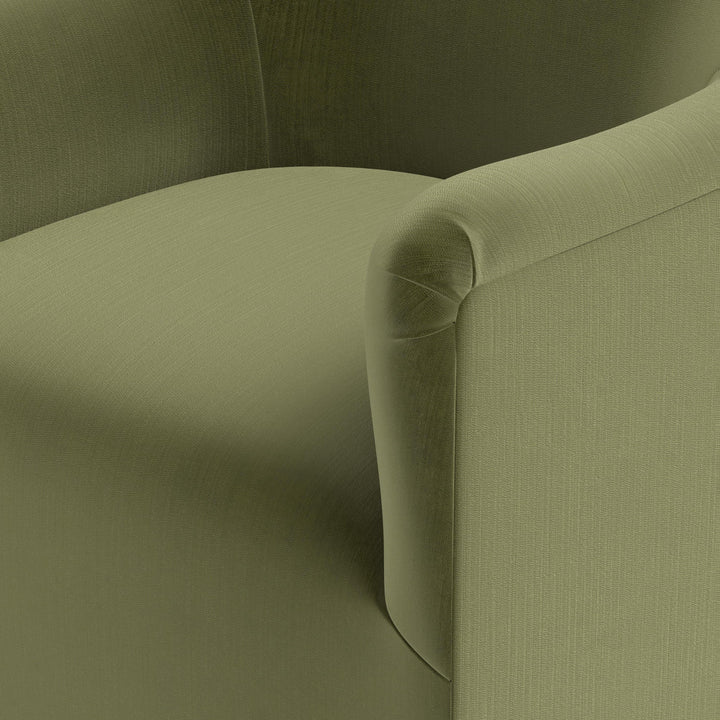 Priya Dining Chair Performance Velvet Moss