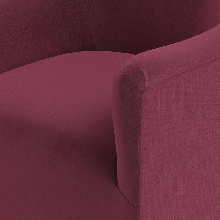 Priya Dining Chair Performance Velvet Raisin