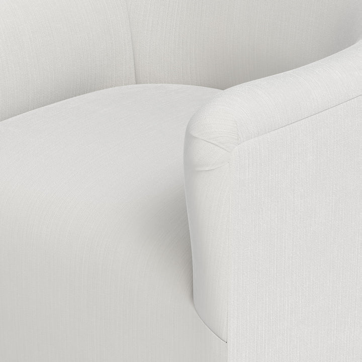 Priya Dining Chair Performance Velvet Snow