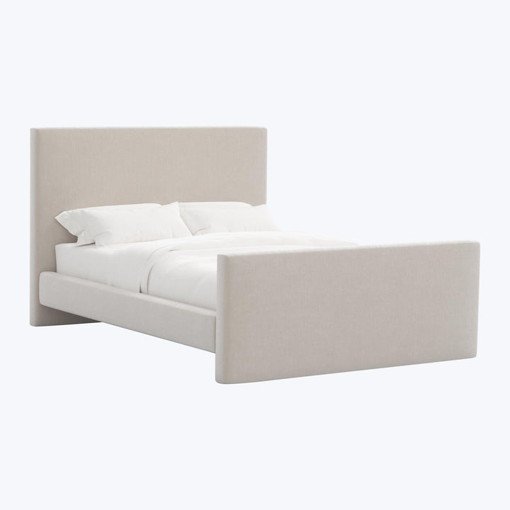 Alta Platform Bed Twin / Performance Velvet Mineral
