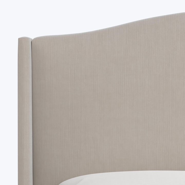 Ellis Platform Bed Twin / Performance Velvet Mineral