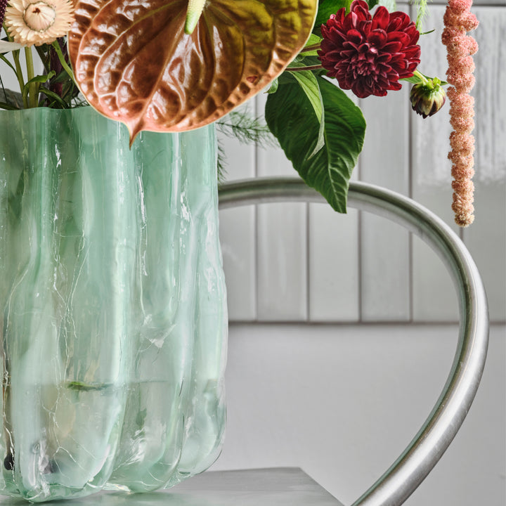 Crackle Vase Jade / Tall