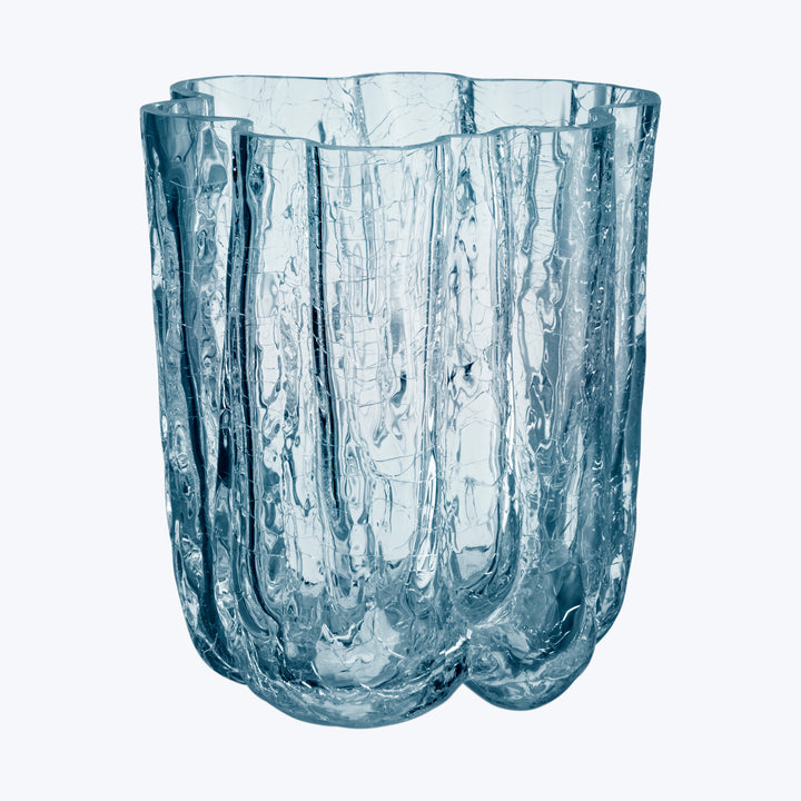 Crackle Vase Blue / Small
