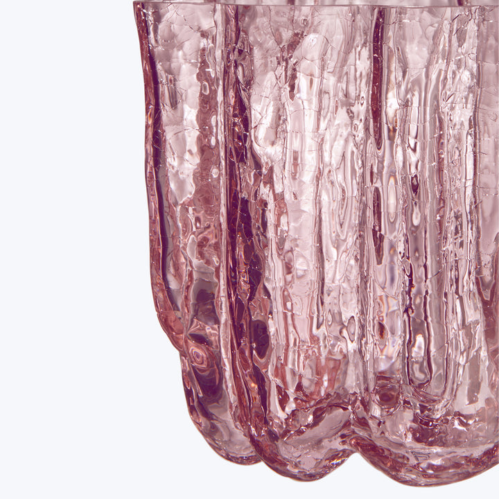 Crackle Vase Pink / Small