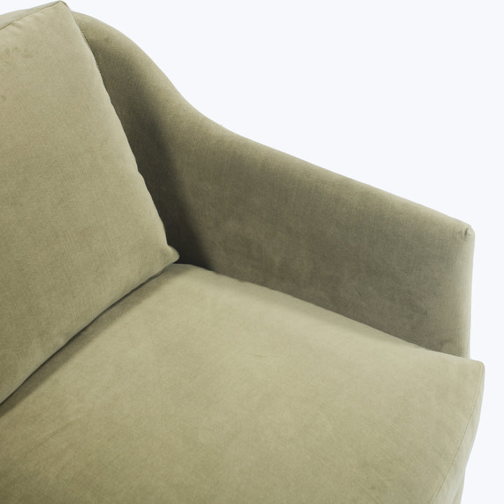 Forest Hills Chair Cannes Velvet, Celery