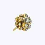 18KYG Diamond Bubble Ring, Center 1.81 cts. Addtl D: 1.00 ct.