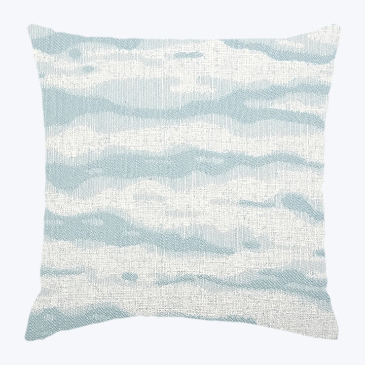 Ripple Performance Pillow Aqua 22" x 22"