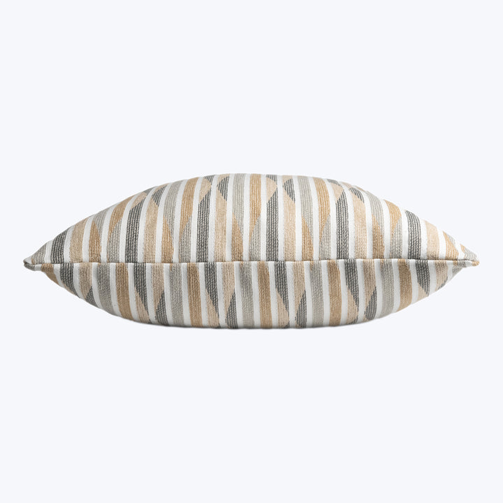 Stripe Ogee Performance Pillow Shell 22" x 22"