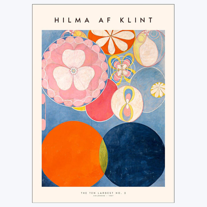 Hilma af Klint - The Ten Largest No. 02 16.54"W x 0.04"D x 11.69"H