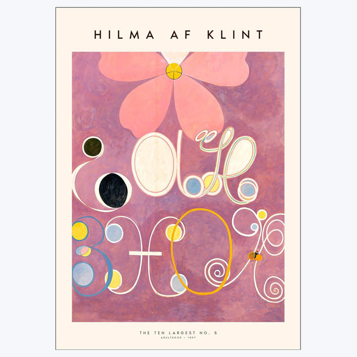 Hilma af Klint - The Ten Largest No. 05 8.27"W x 0.04"D x 5.91"H