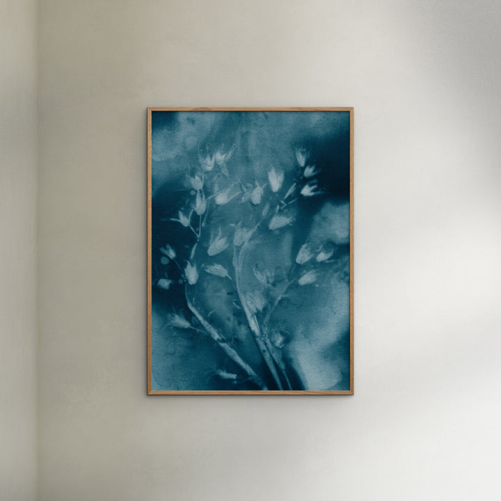 Pernille Folcarelli - Dropping Star Blue 19.69"W x 0.04"D x 27.56"H