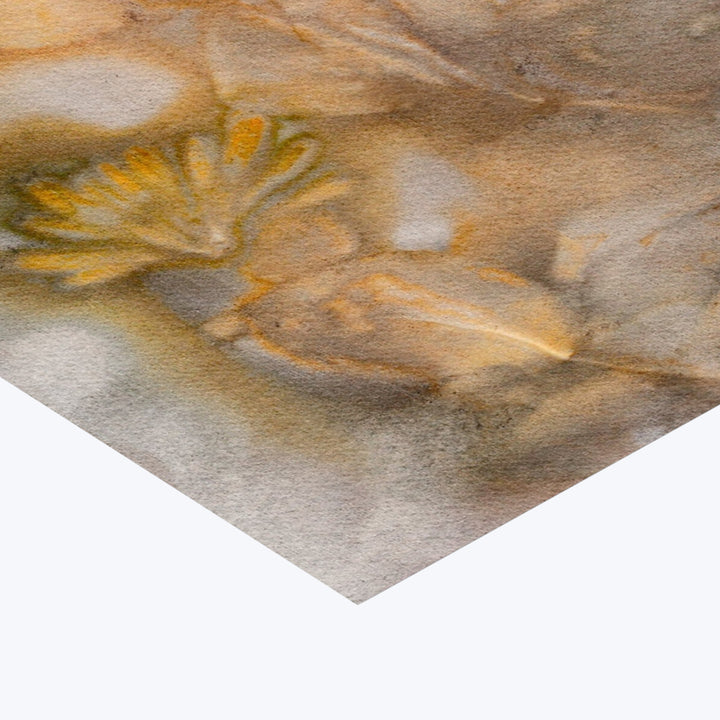 Pernille Folcarelli - Honeysuckle 1 Saffron/Taupe 19.69"W x 0.04"D x 27.56"H