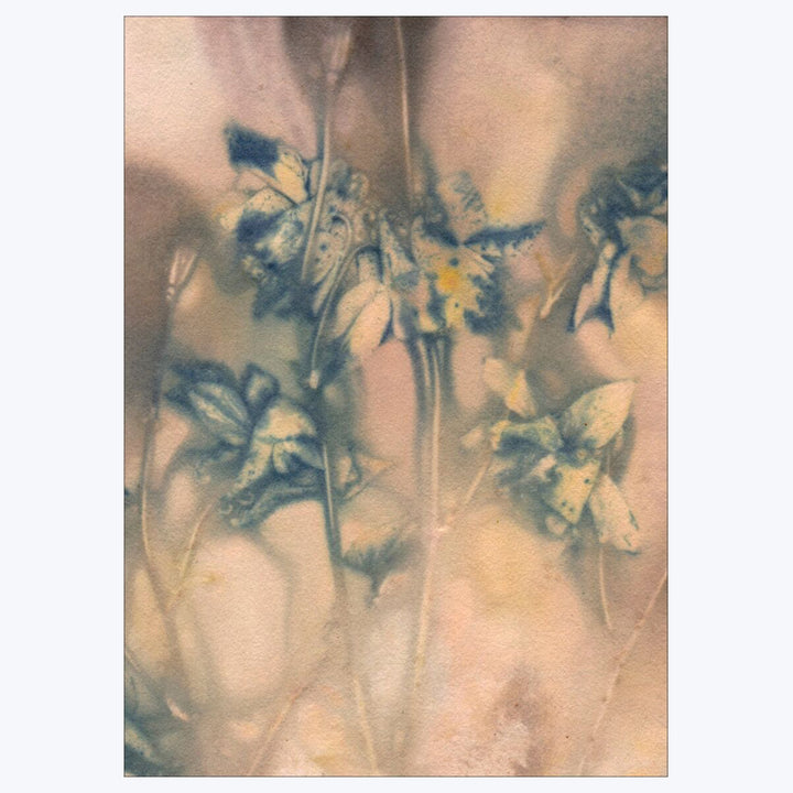 Pernille Folcarelli - Columbine 1 Blue/Tan 19.69"W x 0.04"D x 27.56"H