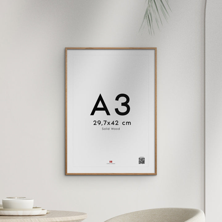 Oak Nature Frame 16.54"W x 0.59"D x 11.69"H