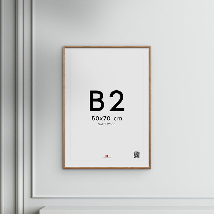 Oak Nature Frame 19.69"W x 0.59"D x 27.56"H