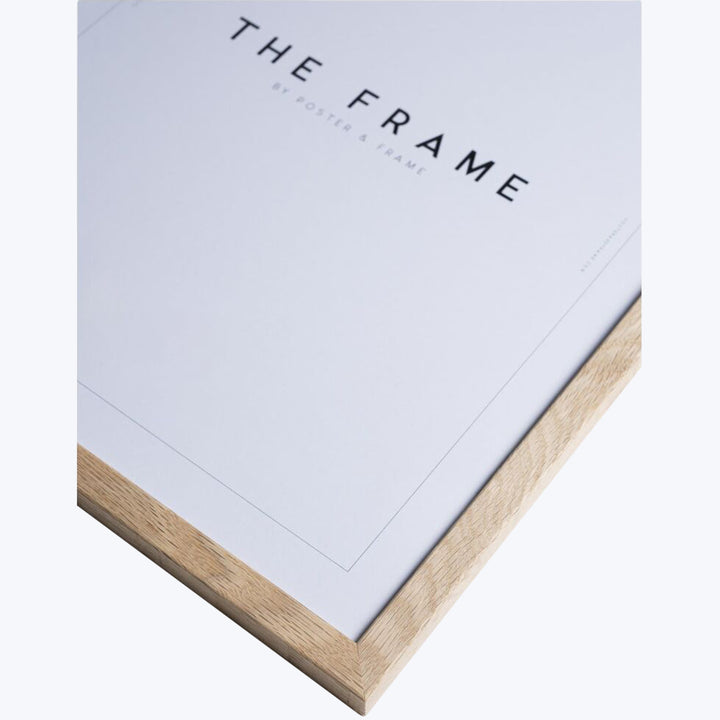 Oak Nature Frame 39.37"W x 0.79"D x 27.56"H