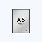 Black Wood Frame 8.27"W x 0.59"D x 5.91"H