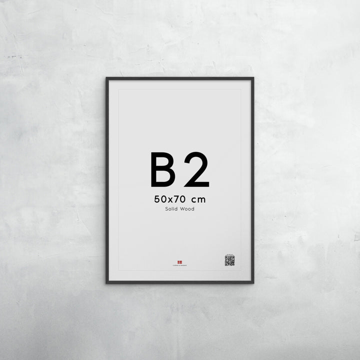 Black Wood Frame 19.69"W x 0.59"D x 27.56"H