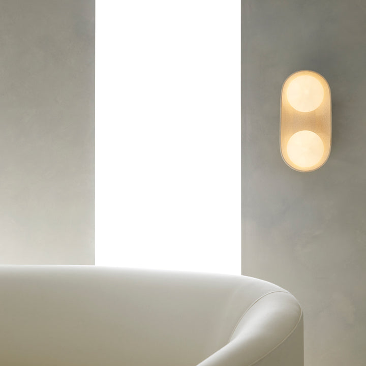 Glaze Sconce Large / White