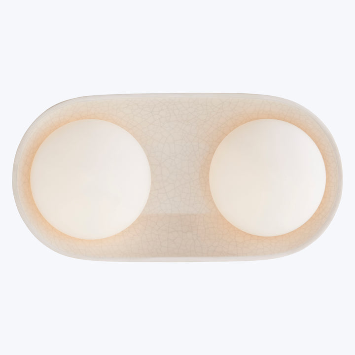 Glaze Sconce Large / White