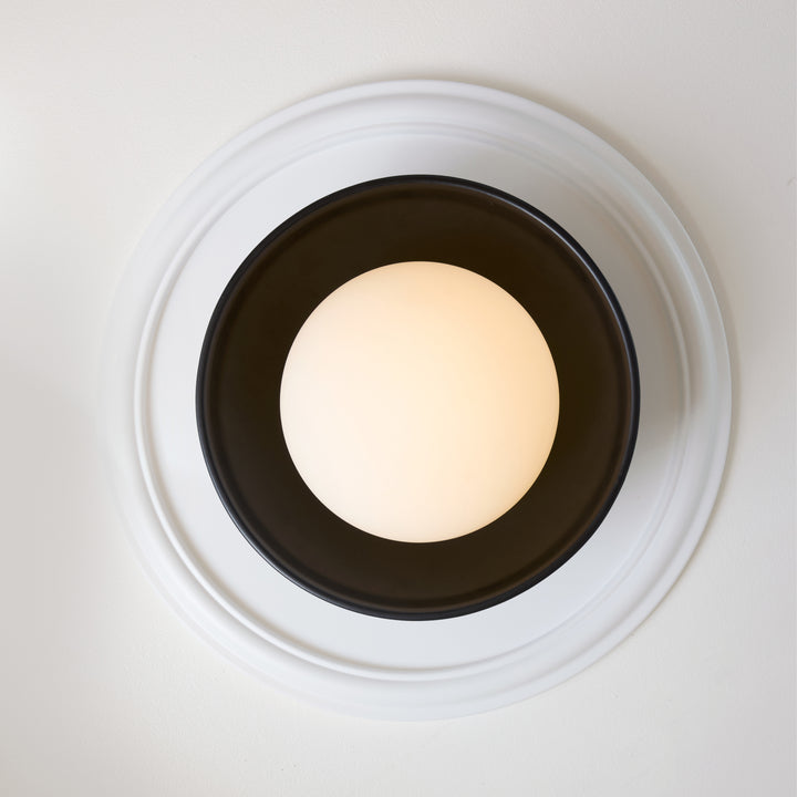 Glaze Flush Mount Small / Black