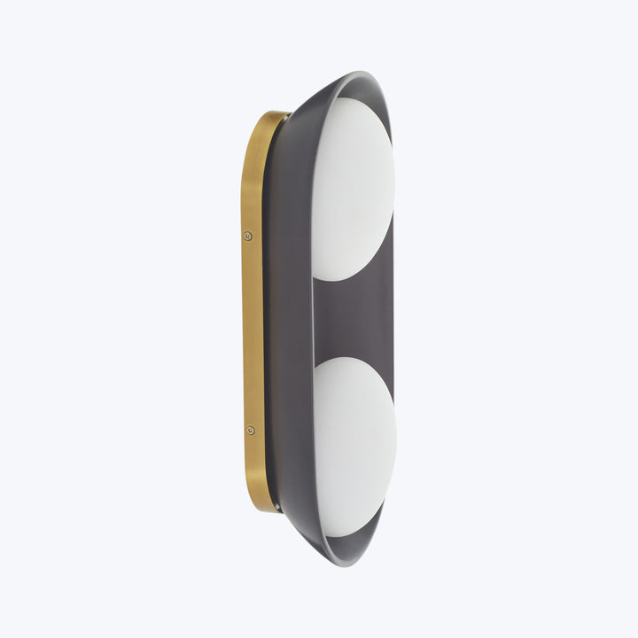 Glaze Sconce Large / Black