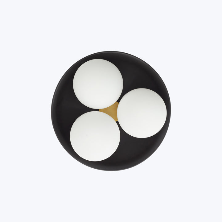 Glaze Flush Mount Large / Black