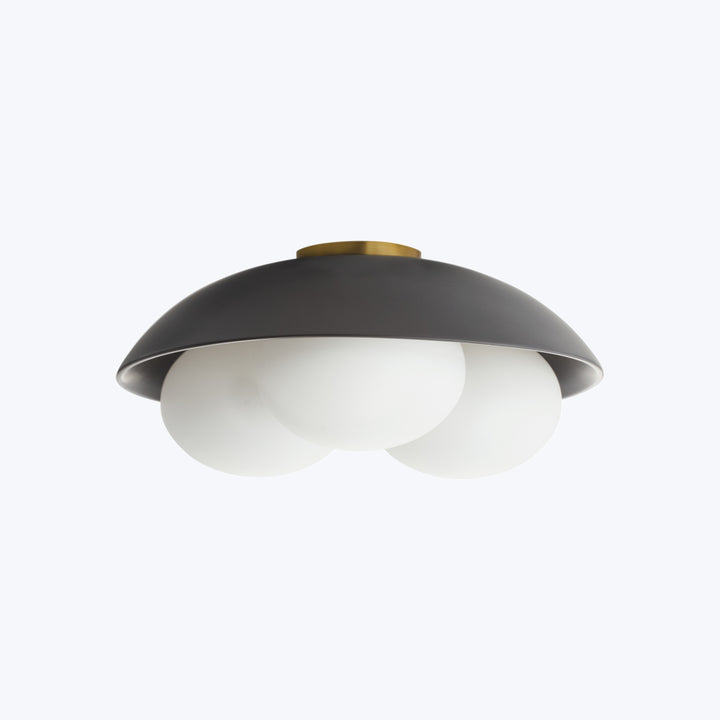 Glaze Flush Mount Large / Black