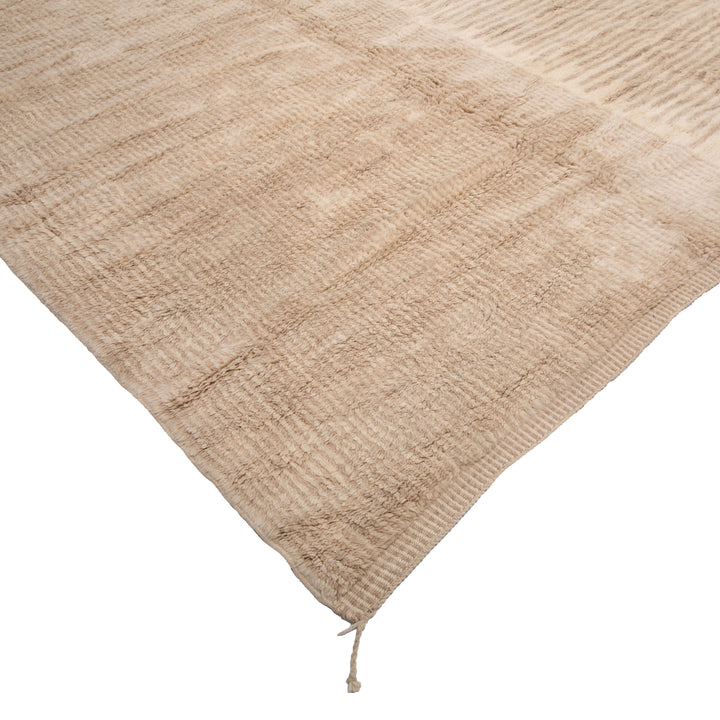 Ivory Casablanca Moroccan Wool Rug - 12'6" x 18'11"