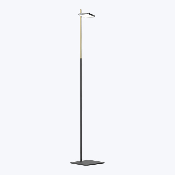 Talia LED Floor Lamp Black / Brass