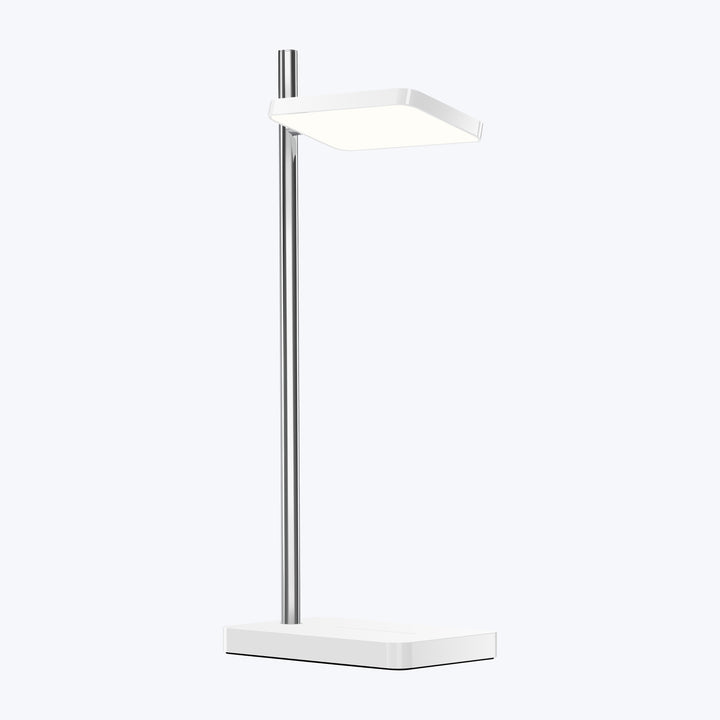 Talia LED Floor Lamp White / Silver