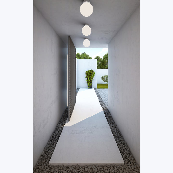 Bola LED Wall/Ceiling Lamp 10" Diameter / Chrome