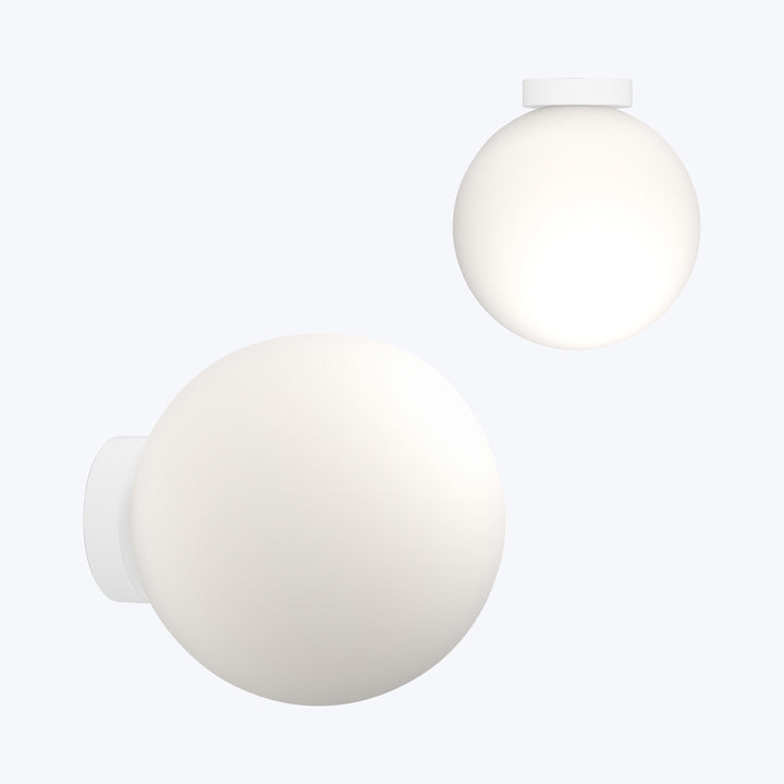 Bola LED Wall/Ceiling Lamp 12" Diameter / White