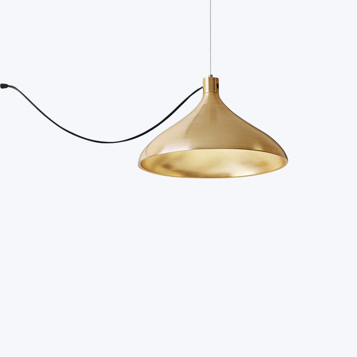 Swell LED String Pendant Wide / Brass / Brass