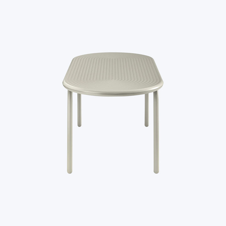 Groove Obround Outdoor Table Putty