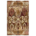 Ivory Soluna Traditional Wool Rug - 6' x 9'7"