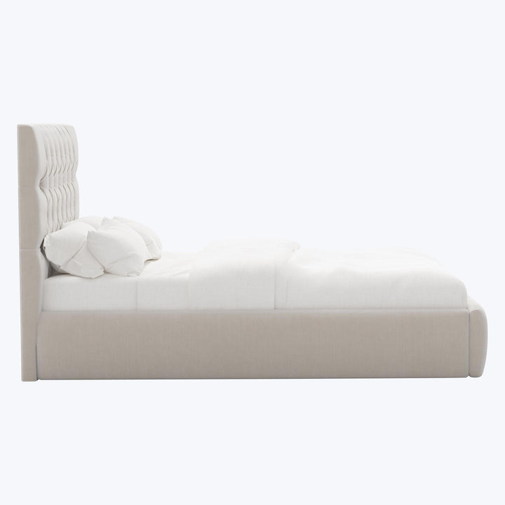 Judith Platform Bed Twin / Performance Velvet Mineral