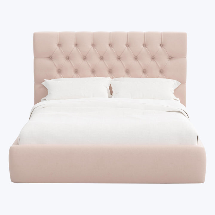 Judith Platform Bed Twin / Velvet Blush
