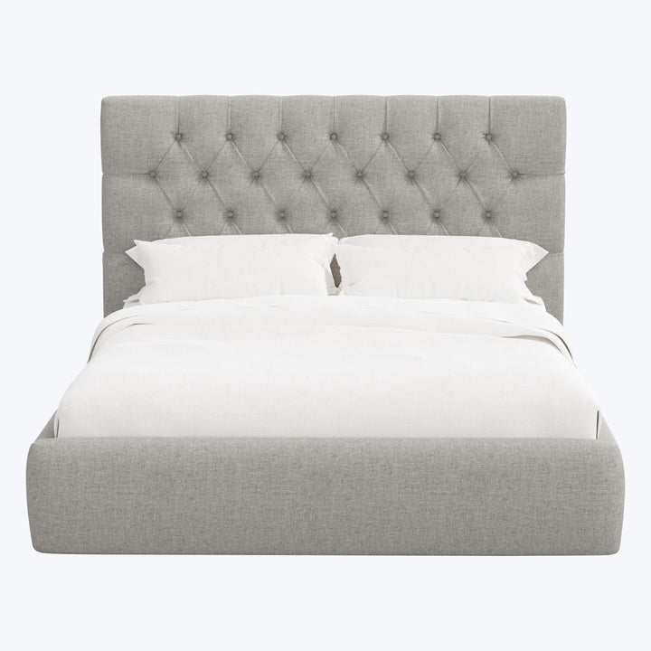 Judith Platform Bed Twin / Zuma Linen Feather