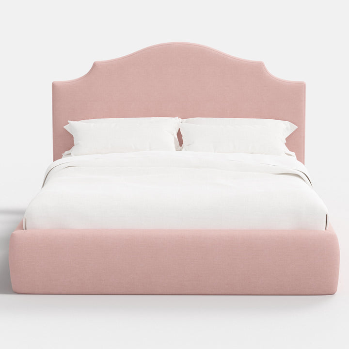 Taryn Platform Bed Twin / Linen Blush