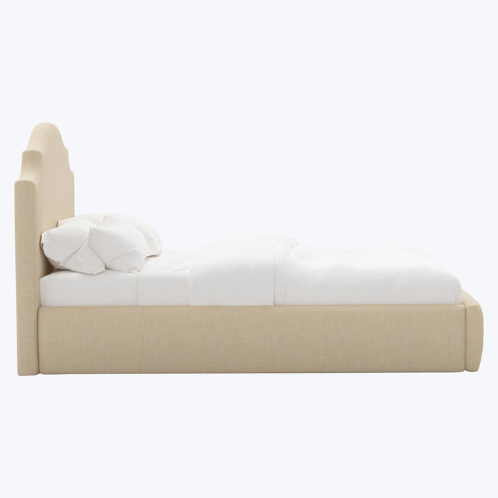 Taryn Platform Bed Twin / Linen Natural
