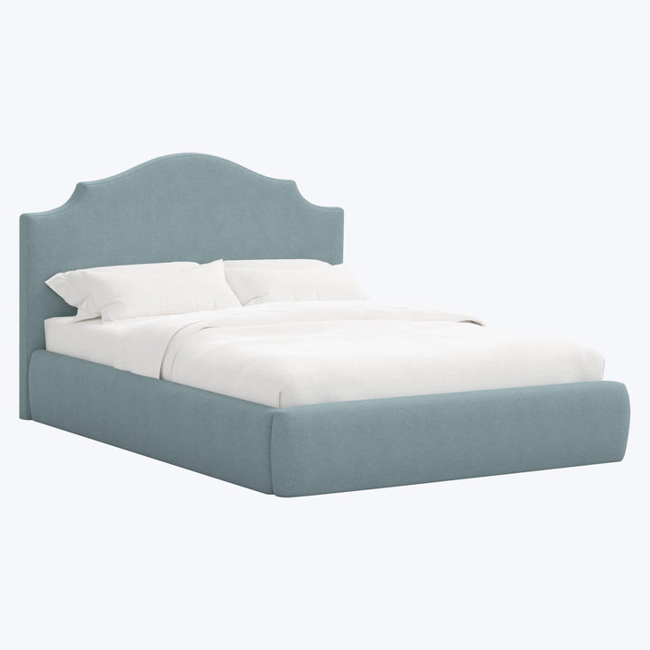 Taryn Platform Bed Twin / Linen Seaglass