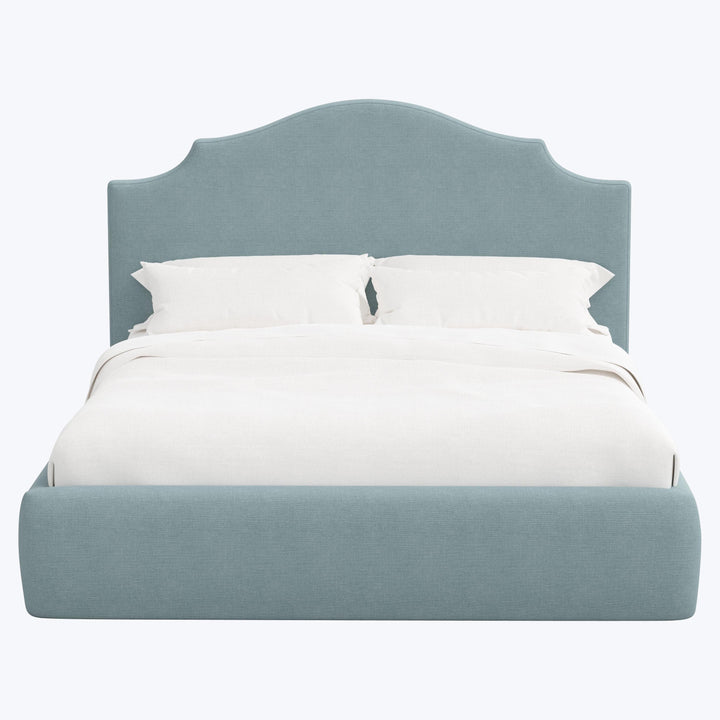 Taryn Platform Bed Twin / Linen Seaglass