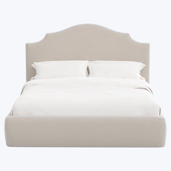 Taryn Platform Bed Twin / Performance Velvet Mineral