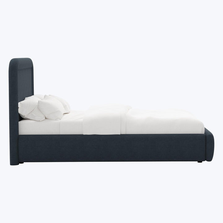 Halo Platform Bed Twin / Linen Navy
