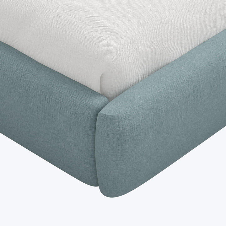 Halo Platform Bed Twin / Linen Seaglass