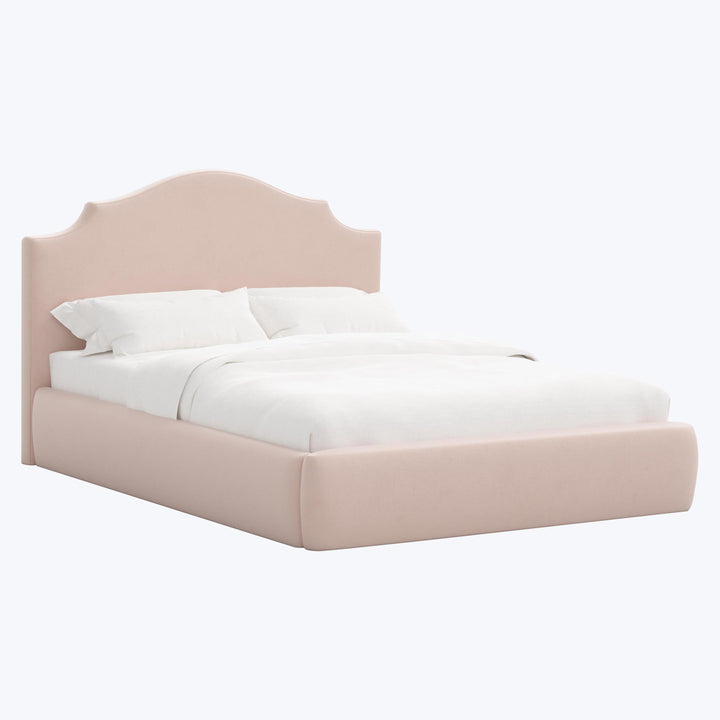 Taryn Platform Bed Twin / Velvet Blush