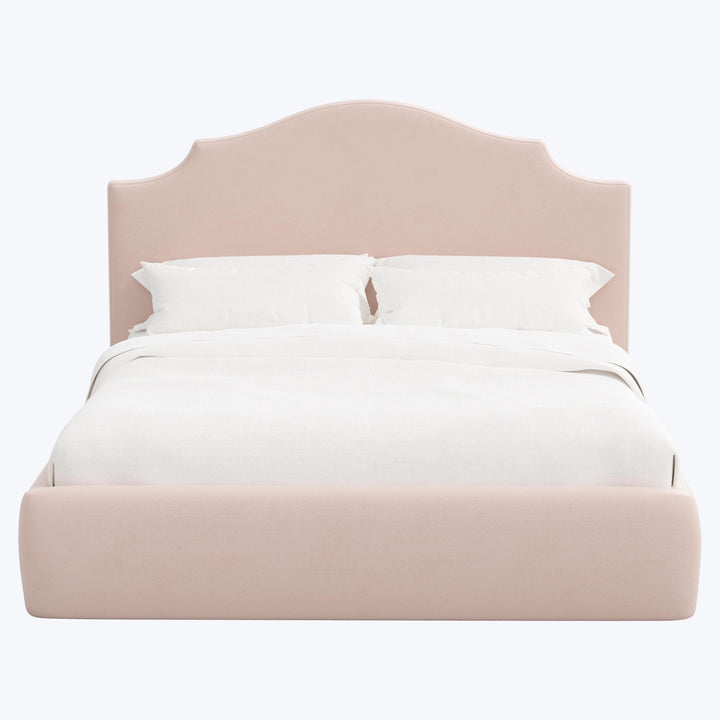 Taryn Platform Bed Twin / Velvet Blush