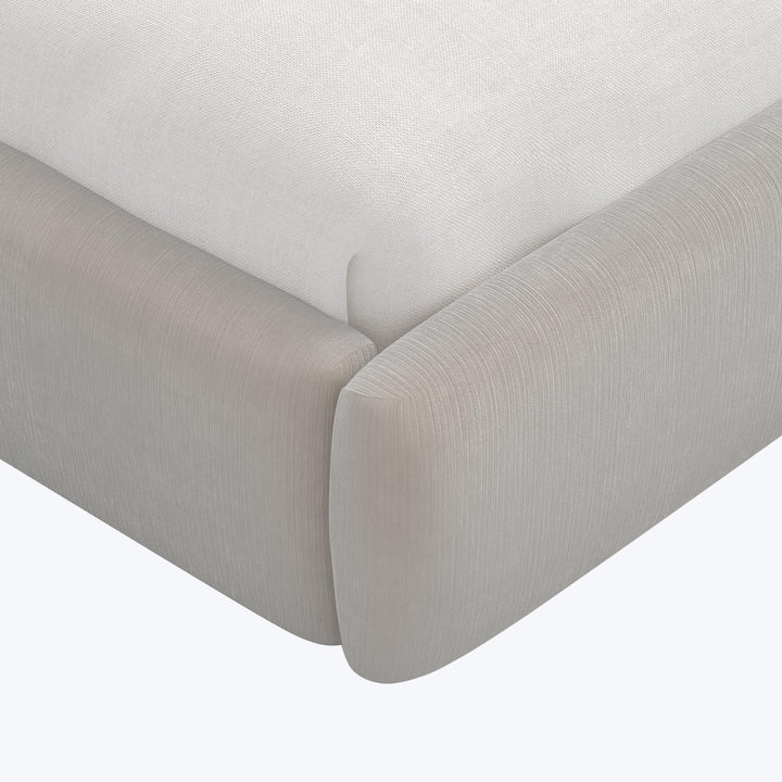 Halo Platform Bed Twin / Performance Velvet Mineral